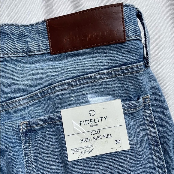 Fidelity Denim Jimi Breaker High-Rise Boyfriend Jeans Breaker 30 Fidelity Denim - Picture 12 of 14